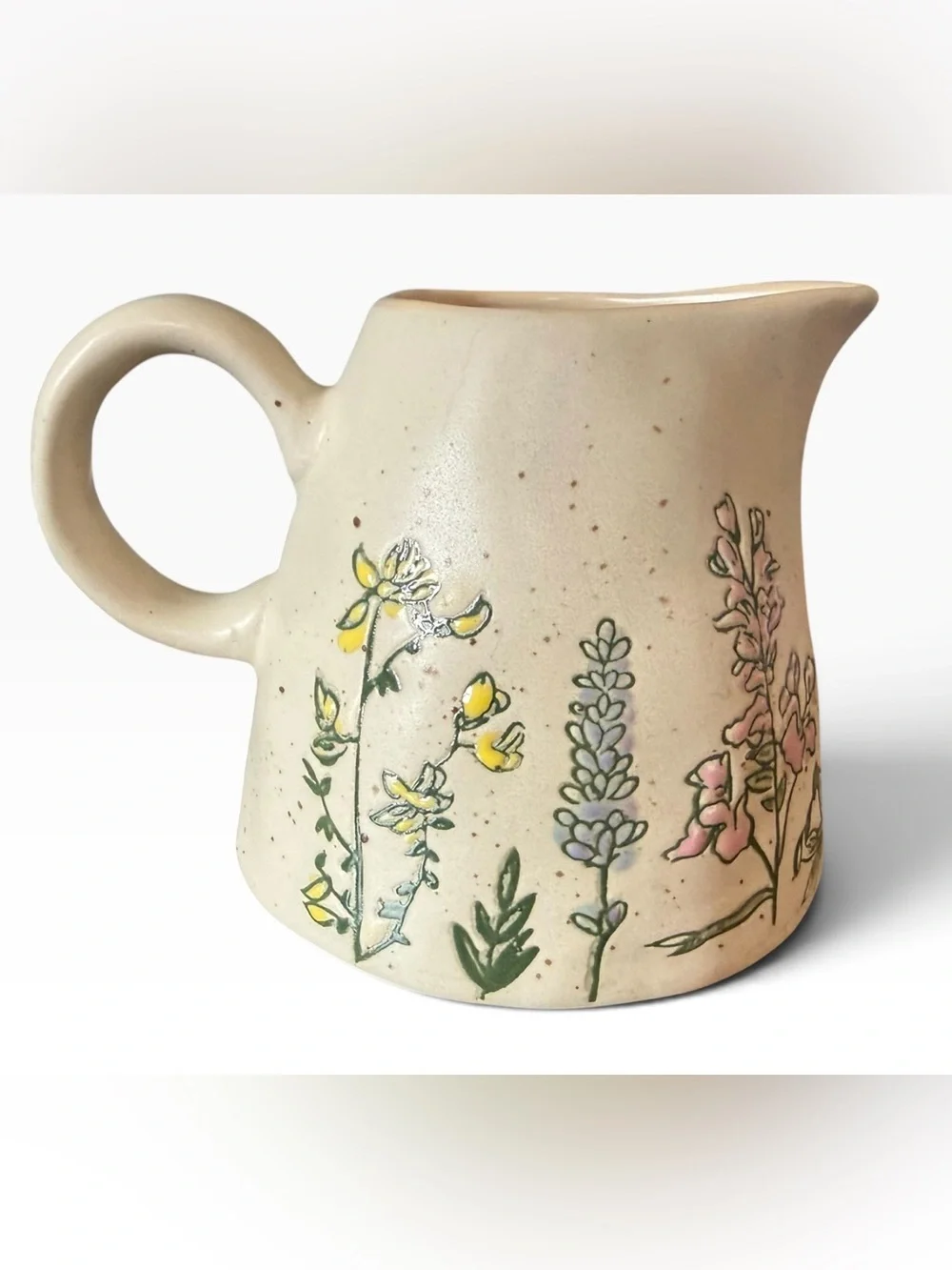Spectrum Designz Wildflower Ceramic Creamer Pitcher